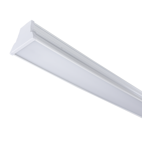 FLAT – LED Difüzörlü Lineer Armatür - Flat_1x_T5_Floresan_armatur-Reflector-Opal_difuzor_base