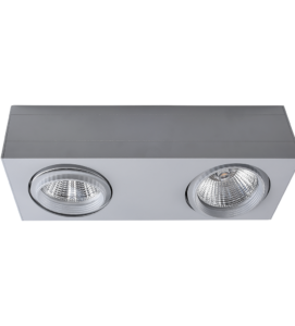 MEJA – Sıva Üstü 2x LED Spot-Modüler ve çok yönlü 2x sıva üstü spot aydınlatma armatürü tavanların kesilmesinin mümkün olmadığı yerlerde, duvara veya direkt tavana montaj