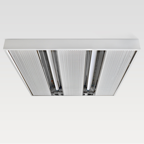 60x60cm Sıva Üstü 2x Reflektörlü T5 LED Armatür - 2×8-watt-60x60cm-reflektorlu-siva-ustu-t5-led-tüp-aydinlatma-armatur