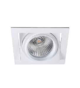 KALUS – 1x Sıva Altı Kare LED Spot-KALUS ürün ailesinin 1x modeli Kare LED Spot armatür, çok yönlü hareket kabiliyetiyle mağaza ve benzeri mekanlarda vurgusal ışık sağlar.